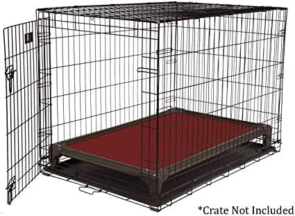 Kuranda Dog Crate Bed - Chewproof - Walmart PVC - Indoor - Elevated - High Strength PVC - Fits Inside Crates - Provides Traction - Orthopedic - Best for Allergies/Sensitive Skin - Cordura Fabric