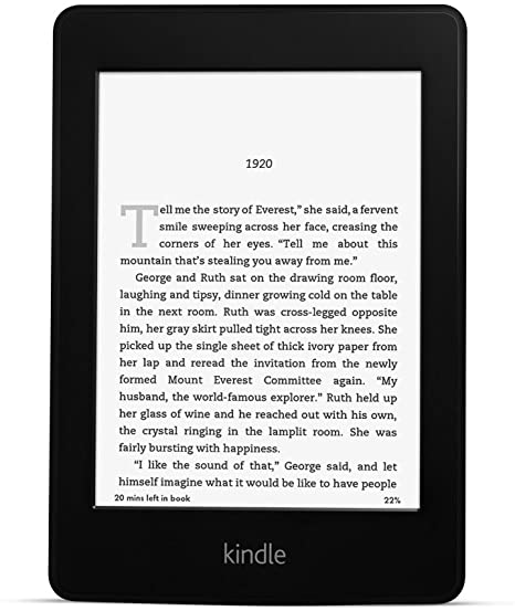 Kindle Paperwhite, 6" High Resolution Display (212 ppi) with Built-in Light, Free 3G   Wi-Fi (Previous Generation - 6th)