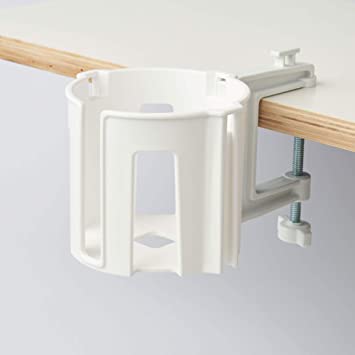 Cup-Holster - The Best Anti-Spill Cup Holder for Your Desk or Table (White, 1)