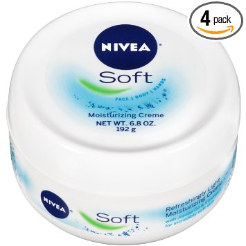NIVEA Soft Moisturizing Creme 6.8 Ounce (Pack of 4)