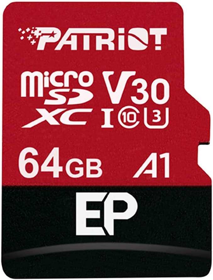 Patriot 64GB A1 Micro SD Card for Android Phones and Tablets, 4K Video Recording - PEF64GEP31MCX