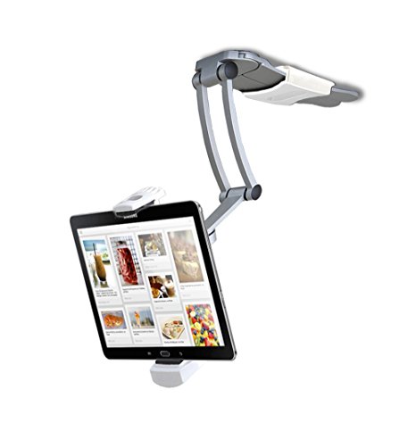 CTA DIGITAL 2-in-1 Kitchen Mount Stand for iPad Air/iPad Mini and All Tablets (PAD-KMS)