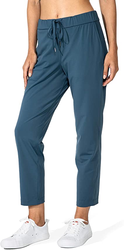 G Gradual Women's Pants with Deep Pockets 7/8 Stretch Sweatpants for Women Athletic, Golf, Lounge, Work