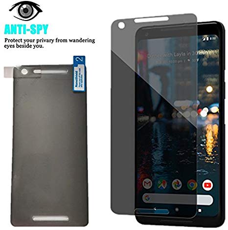 for Google Pixel 2 Privacy Screen Protector - 1PACK Anti-Spy Premium Soft Protective Film (Not Glass)