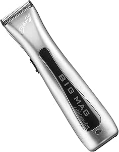 Wahl Professional Sterling Big Mag Clipper #8843 Great for Professional Stylists and Barbers Rotary Motor Silver