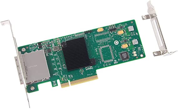 External PCI Express SAS/SATA HBA, SAS2008 Chip, 8-Port 6Gb/s, Same as 9200-8E