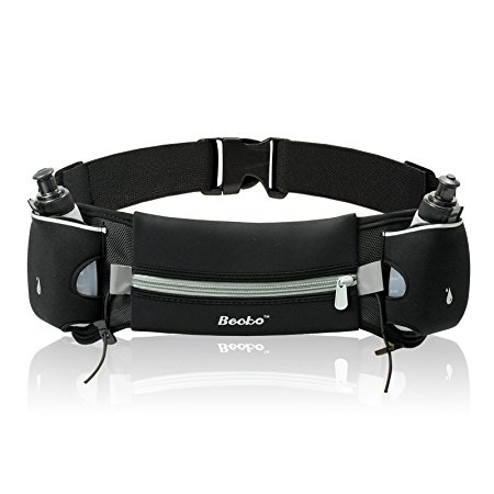 Becko Lightweight & Durable Waterproof Bag / Running Belts / Runners Belt / Race Belt - Fitness Workout Belt for Both Men and Women - Fit for iPhone, HTC, Samsung, Motorola, BlackBerry and Most Smartphones - Waist Pack Belt / Runners Belt Waist Pouch / Sport Running Waist Bag / Runner's Waist Pack Protects items during Workouts, Cycling, Hiking, Walking, Running, Sports, Leisure and All Outdoor Activities