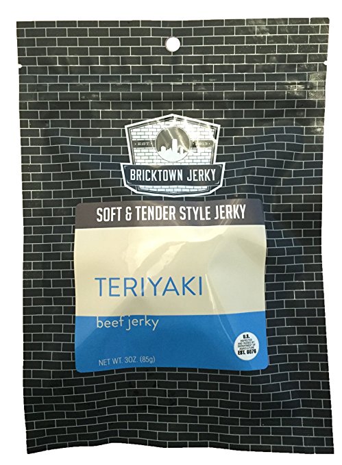 Teriyaki Soft and Tender Style Best Beef Jerky - High Protein Jerky - Healthy Lean Meat Snack - Try Our Best Tasting Soft Beef Jerky - 3 oz.