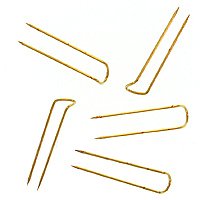 Jewelry Display Jeweler's Pins - 250 Brass U-Pins