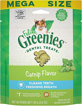 Greenies Feline Natural Dental Care Cat Treats 4.6-5.5 oz