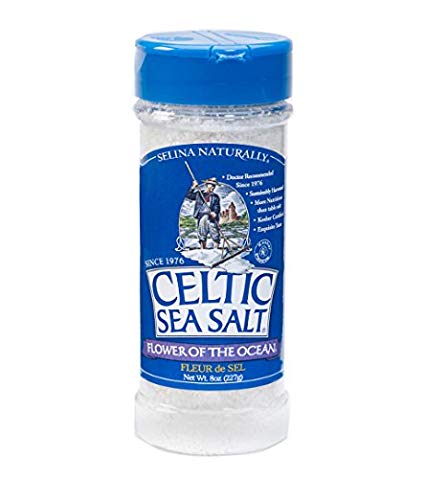 Flower of the Ocean (Fleur de Sel) Celtic Sea Salt Shaker, 8 Ounce
