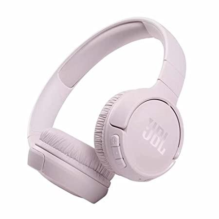 JBL Tune 510BT, On Ear Wireless Headphones with Mic, up to 40 Hours Playtime, Pure Bass, Quick Charging, Dual Pairing, Bluetooth 5.0 & Voice Assistant Support for Mobile Phones (Rose)