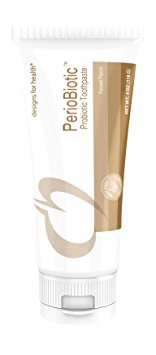 Designs for Health - PerioBiotic Toothpaste with Functional Lactobacillus Dental Hygiene Probiotic, Fennel 118g.