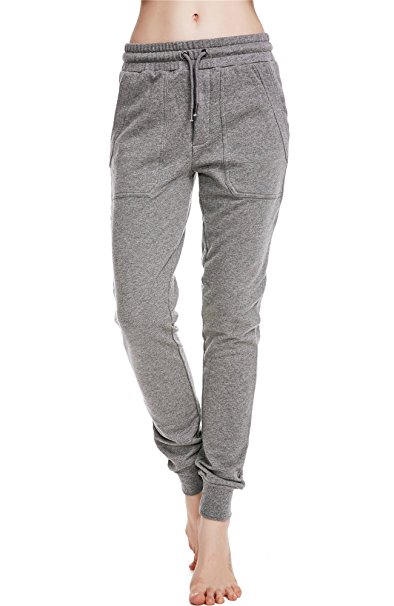 icyzone Women Sweatpants Joggers Activewear Workout Running Pants With Pockets