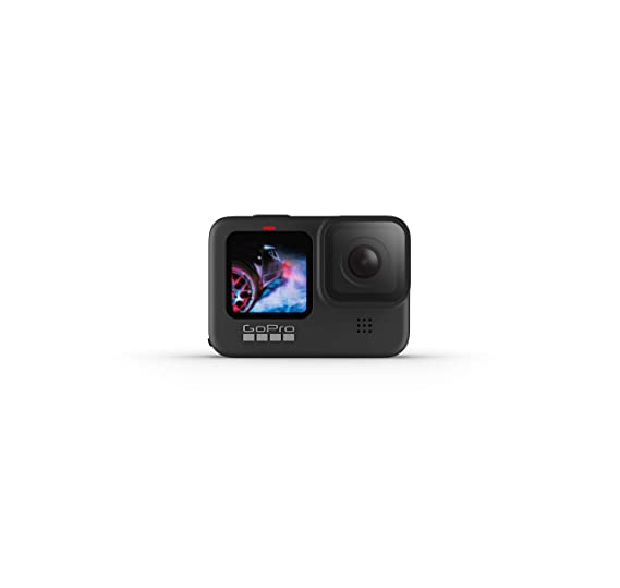 GoPro HERO9 Black - Waterproof Action Camera with Front LCD and Touch Rear Screens, 5K Ultra HD Video, 20MP Optical Photos, 1080p Live Streaming, Webcam, Stabilization