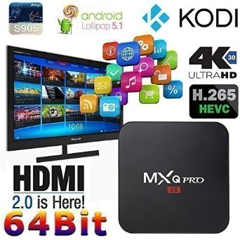 VENSMILE MXQ Pro TV BOX Android 51 Amlogic S905 Quad Core ARM Cortex A53 CPU 20 GHz XBMC Kodi Full Loaded Media Player Mini PC 1G 8G Box