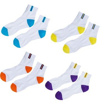 SeptFilles Socks Mens Combed Cotton Crew Athletic Socks 4 Packs
