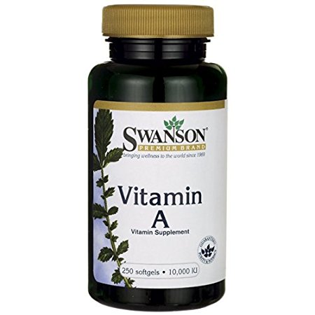 Swanson Vitamin A 10,000 Iu 250 Sgels