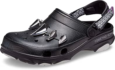 Crocs Unisex-Adult Classic All-Terrain Black Panther Clog