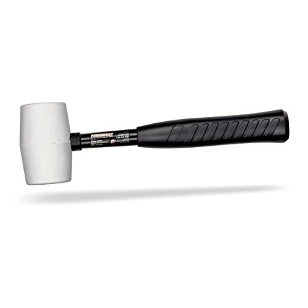 Powerbuilt 648336 16 Ounce White Rubber Mallet