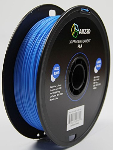 1.75mm Lake Blue PLA 3D Printer Filament - 1kg Spool (2.2 lbs) - Dimensional Accuracy  /- 0.03mm