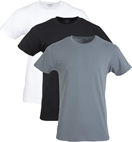 Gildan Mens Cotton Stretch T-Shirts, Multipack