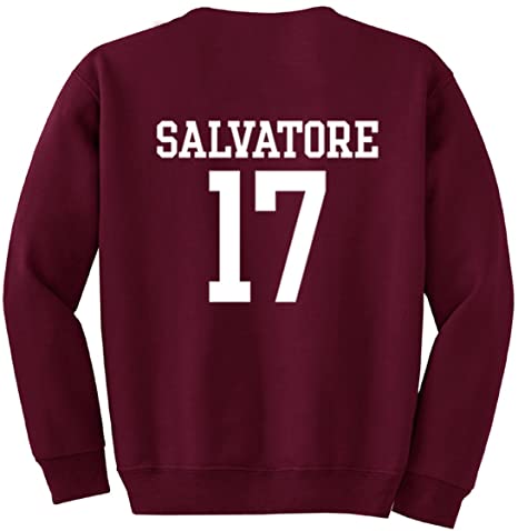 Mars NY Unisex Vampire Diaries Mystic Falls Salvatore 17 Sweatshirt