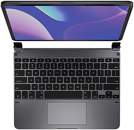 Brydge 11.0 Pro  Wireless Keyboard with Trackpad | Compatible with iPad Pro 11-inch (2018 & 2nd Gen, 2020) and iPad Air 4 (2020) | Backlit Keys | Long Battery Life | (Space Gray)