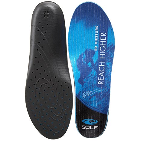 SOLE Signature EV Ultra Footbeds, Blue, 8 M US