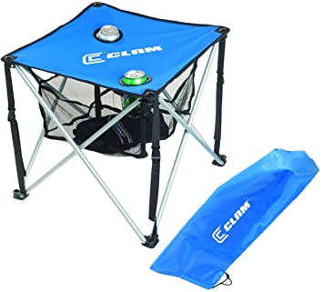 Clam 9180 Quick-Pack Table Square with Carry Case