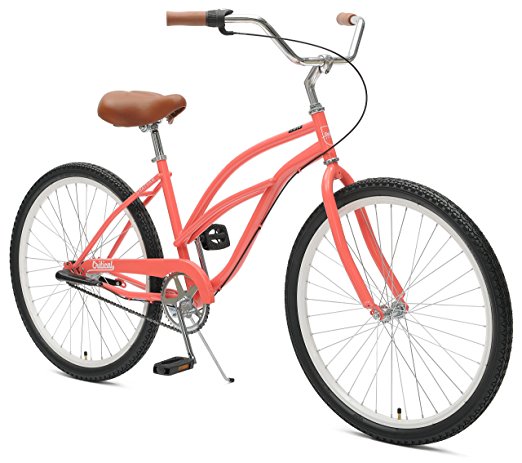 Critical Cycles Women's 3-Speed Chatham-3 Beach Cruiser Bike, 26-Inch