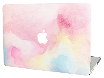 KEC MacBook Pro 13 Inch Case (2016, Touch Bar) Plastic Hard Shell Cover Protective A1706 / A1708 Oil Painting (Rainbow Mist)