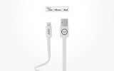iPhone charger iJOY Apple Certified MFI Lightning Cable t o USB for use with iPhone 5 iPhone 5S iPhone 5C iPhone 6 iPhone 6S iPhone 6 Plus  iPhone 6S Plus iPad Mini iPad Mini 2 iPad Air iPad Air 2 iPad 4 iPod nano 7th generation and other apple lightning devices - Super fast charging and syncing - 6 Feet 18 Meters - White