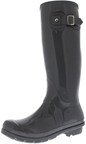 Womens Snow Tall Waterproof Rain Muck Dog Walking Buckle Wellington Boot