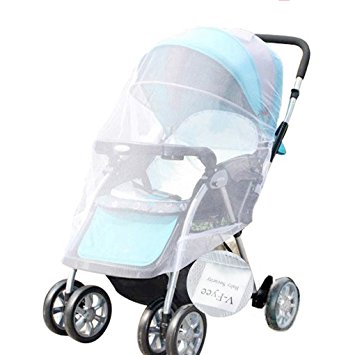 Mosquito Net, V-FYee Bug Net for Baby Strollers Infant Carriers Car Seats Cradles, White