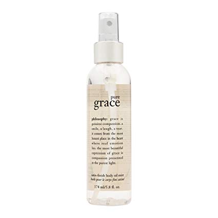 Philosophy Pure Grace Satin-Finish Body Oil Mist, 5.8 Ounce