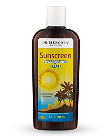 Dr. Mercola Natural Sunscreen SPF 15 - 8oz