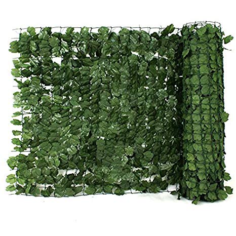 ZENY Faux Ivy Privacy Fence Screen 94" X 59"/94''X39 Artificial Hedge Fencing Outdoor Privacy Fence Screen,Wall Home Garden Decoration (94" X 59")