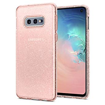 Spigen Liquid Crystal Glitter Designed for Samsung Galaxy S10e Case (2019) - Rose Quartz