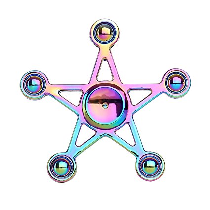 SUMCI Fidget Spinner Toy for relieving ADHD, Anxiety, Boredom EDC Tri-Spinner Fidget Toy Smooth Surface Finish Ultra Durable