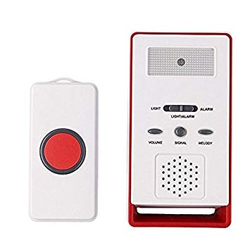 YueYueZou® Wireless Caregiver Personal Pager Nurse Call Alert Red