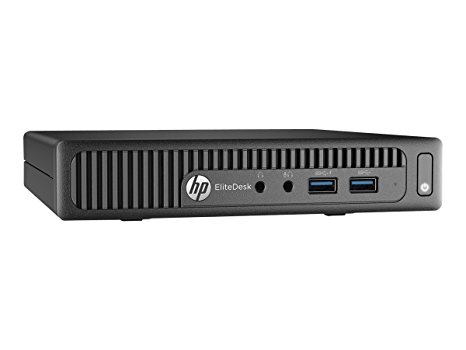 HP EliteDesk 705 G3 Mini Desktop, 8 GB RAM, 256 GB SSD, AMD Radeon R5, Black (W5Y69UT#ABA)