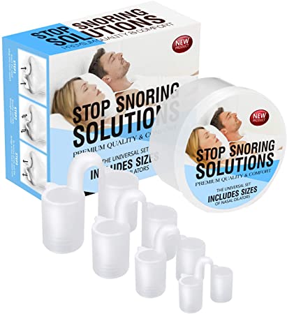 Anti Snoring Nose Vents - Set of 4 Nasal Dilator to Ease Breathing - Advanced Design - Reusable - No Side Effects