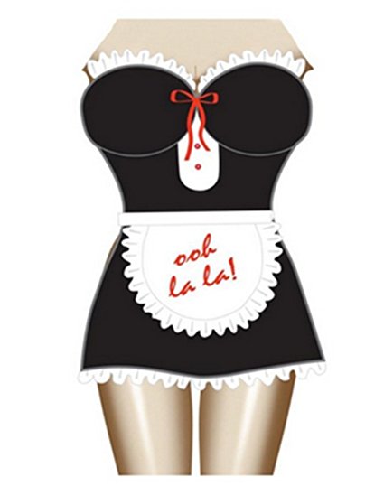 Sexy French Maid Kitchen Outdoors Party Apron Funny Kitchen Cooking Apron Creative Cooking Grilling Baking Apron For Women/wife/girlfriend Gift