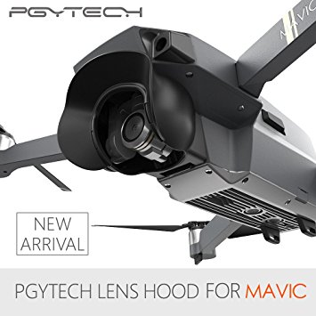 PGYTECH Lens Hood Sun Shade Glare Shield Lens Camera Protector for DJI Mavic Pro Anti Flare