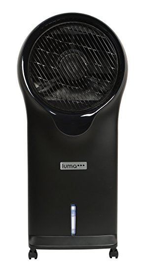 Luma Comfort EC111B Portable Evaporative Cooler, Black