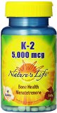 Natures Life K-2 Menatetrenone 5000 Mcg 60 Tablets