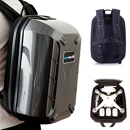 Hardshell Backpack Case for DJI Phantom 3 Professional Advanced 4K Quadcopter with Accessories HOBBYTIGER Customized