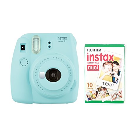 instax Mini 9 Camera with 30 Shots - Ice Blue