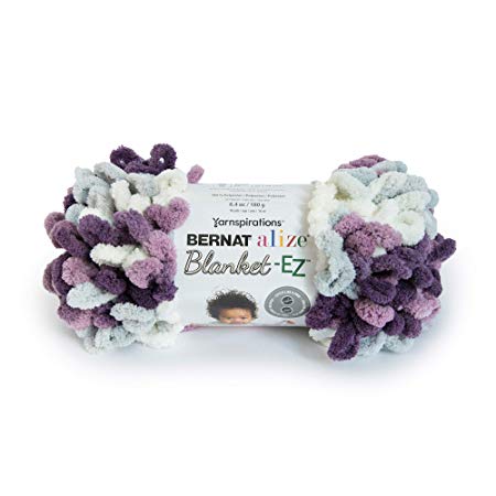 Bernat 16103737021 Alize Blanket-EZ Yarn, Thistle